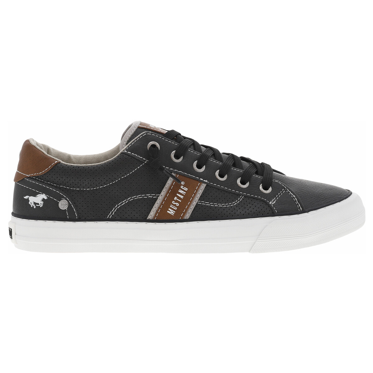 Chaussures Homme Baskets mode Mustang Baskets basses Gris