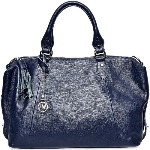 Sacs Femme prada re nylon logo plaque backpack item Roberta M Top Handle Bag Bleu