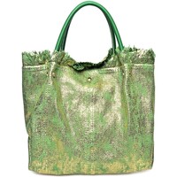 Sacs Femme Cabas / Sacs shopping Carla Ferreri Handbag Messenger Vert