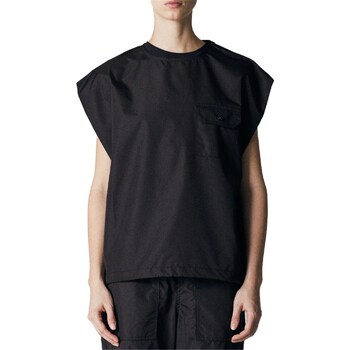 Vêtements Homme T-shirts manches courtes Taion -CS01NDML-1 Noir