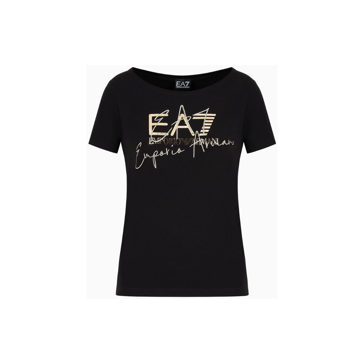 Vêtements Femme T-shirts & Polos Emporio Armani EA7 3DTT26TJFKZ Noir