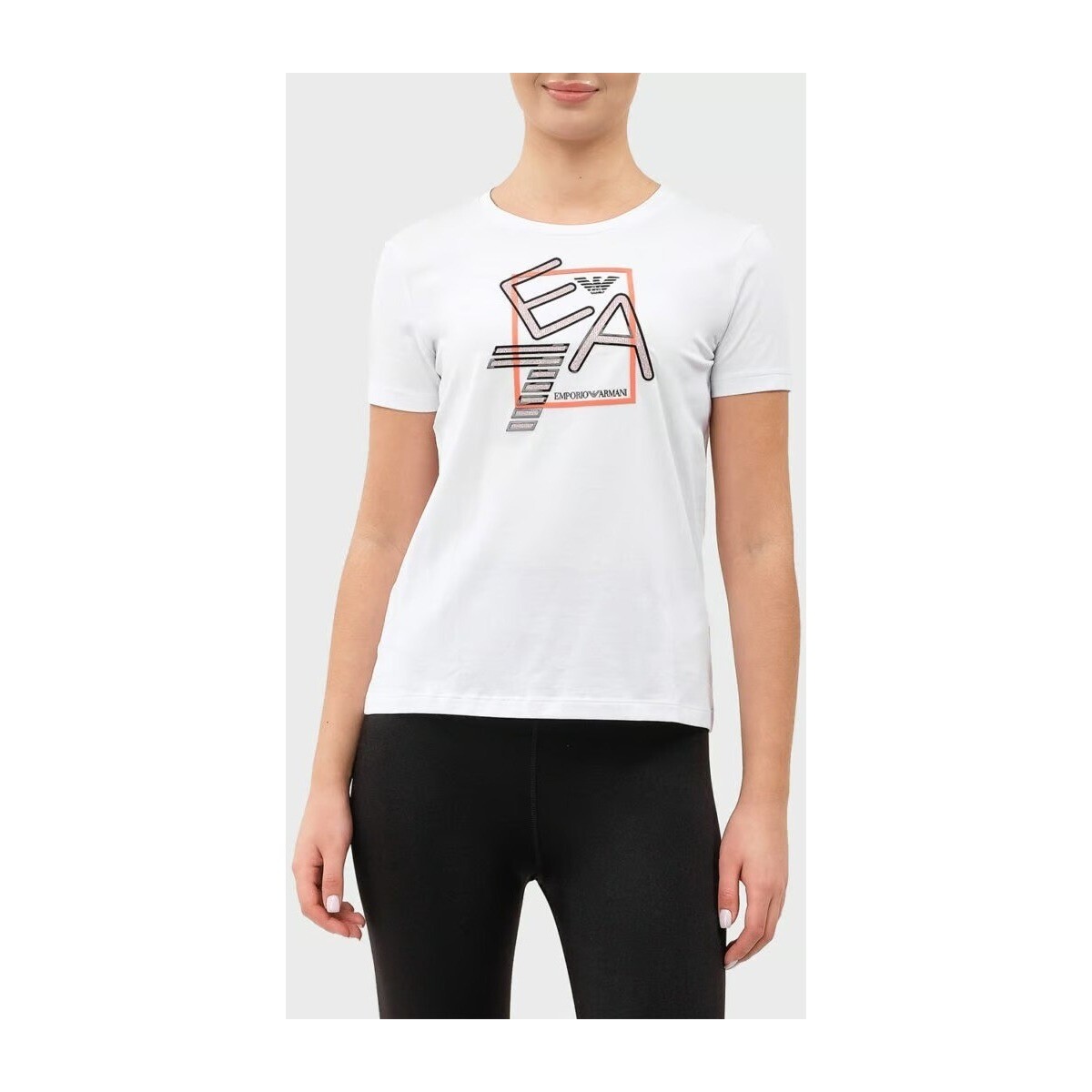 Vêtements Femme T-shirts & Polos Emporio Armani EA7 3DTT32TJFKZ Blanc