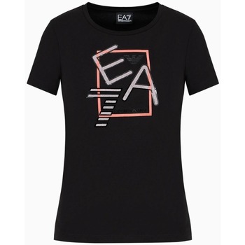 Vêtements Femme T-shirts & Polos Emporio Armani EA7 3DTT32TJFKZ Noir