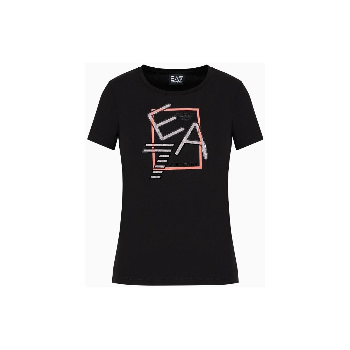 Vêtements Femme T-shirts & Polos Emporio Armani EA7 3DTT32TJFKZ Noir