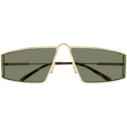 Montres & Bijoux Lunettes de soleil saint laurent round frame sunglasses Occhiali da Sole Saint Laurent SL 606 004 Doré