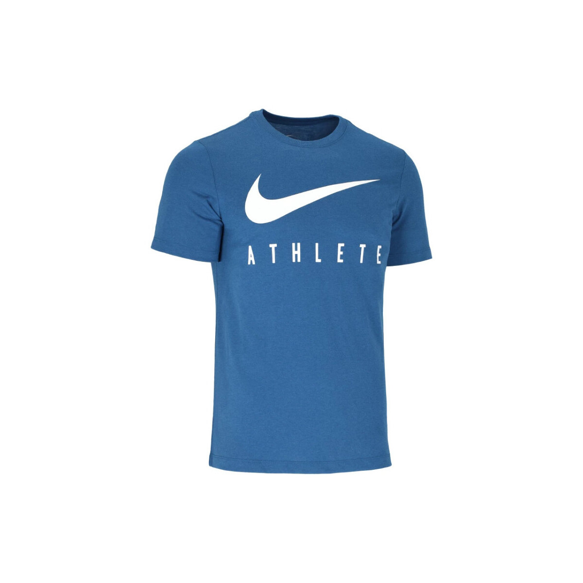 Vêtements Homme T-shirts manches courtes Nike - Tee-shirt col rond - bleu jean Bleu