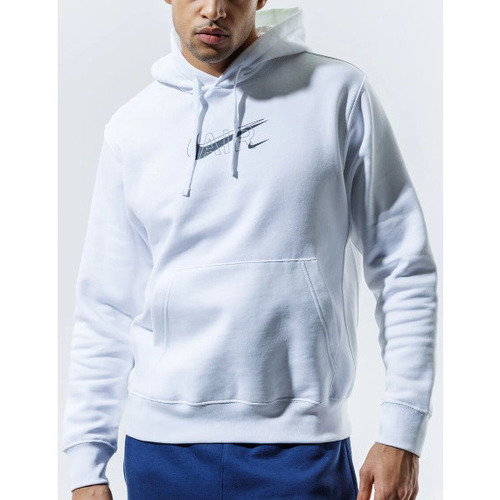 Vêtements Homme Sweats Nike neck - Sweat à capuche - blanc Blanc