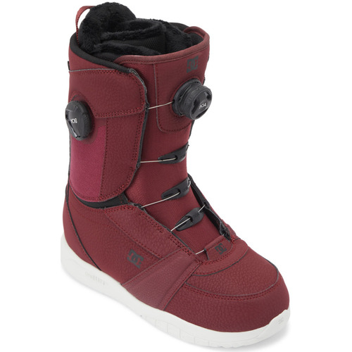 Chaussures Fille Bottes DC cross-strap SHOES Lotus Rouge