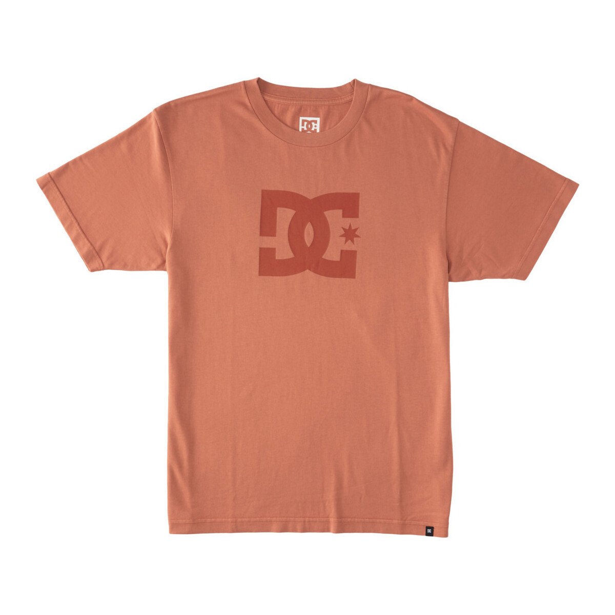 Vêtements Homme T-shirts manches courtes DC Shoes DC Star Pigment Dye Orange