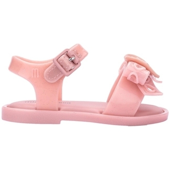 L002 Enfant Sandales et Nu-pieds Melissa MINI  Mar Baby Sandal Hot - Glitter Pink Rose