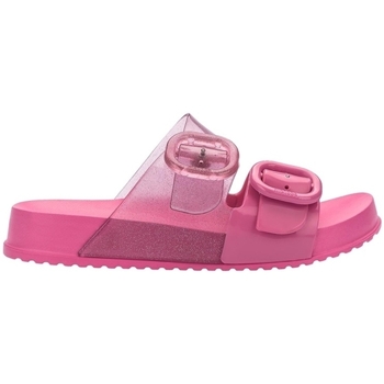 Chaussures Enfant Jil Sander Tootie logo tote bag Melissa MINI  Kids Cozy Slide - Glitter Pink Rose