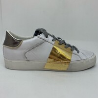 Chaussures Femme Baskets mode Crime London LOW TOP DISTRESSED - BASKET Blanc