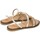 Chaussures Femme Sandales et Nu-pieds Porronet SANDALIAS PLANAS BRILLANTES  CARA 3010 PLATINO Doré