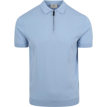 t-shirt suitable  polo cool dry knit bleu clair 