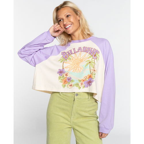 Vêtements Femme T-shirts & Polos Billabong Beach Boyfriend Baseball Violet