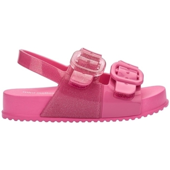 Chaussures Enfant Lauren Ralph Lau Melissa MINI  Baby Cozy Sandal - Glitter Pink Rose