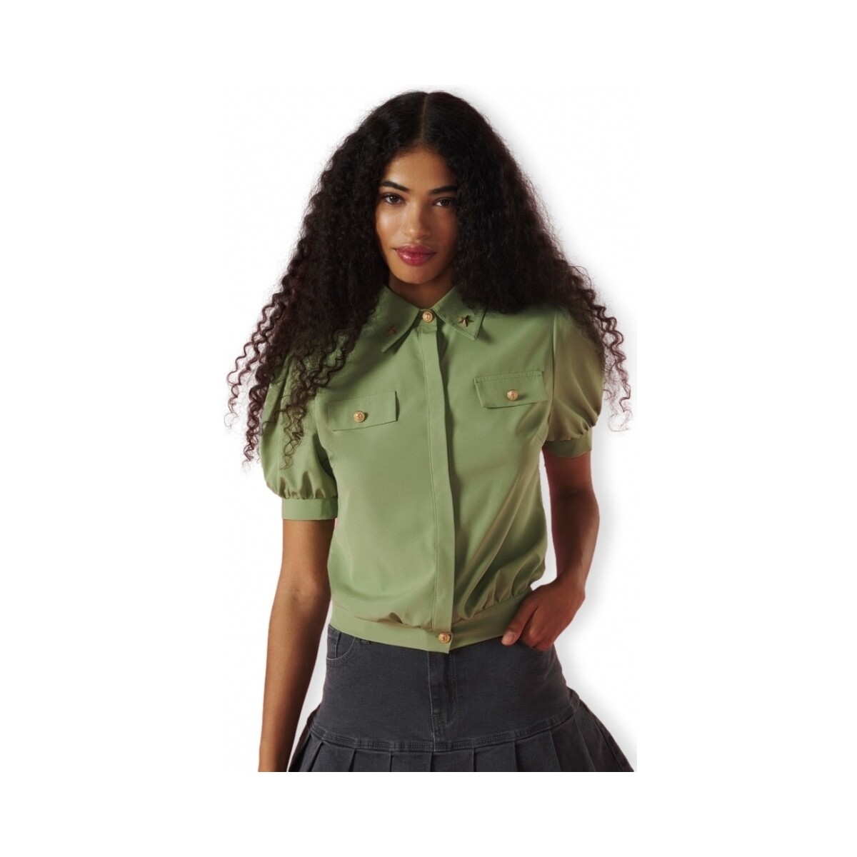 Vêtements Femme Tops / Blouses Minueto Top Bailey - Green Vert