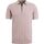 Vêtements Homme T-shirts & Polos Cast Iron Knitted Half Zip Poloshirt Structure Rose Rose