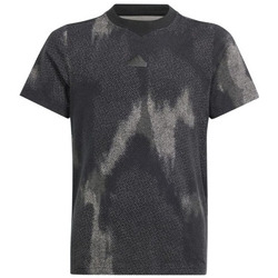 Vêtements Garçon T-shirts manches courtes adidas Originals TEE SHIRT FUTURE ICONS NOIR - BLACK BLACK - 11/12 ans Noir