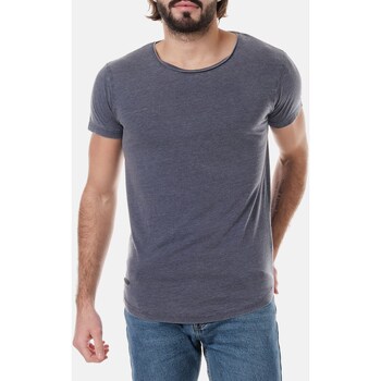Vêtements Homme T-shirts & sleeveless Polos Hopenlife T-shirt col rond manches courtes YUGI bleu marine