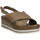 Chaussures Femme Sandales et Nu-pieds Pon´s Quintana 9819 Cuir Tresse Femme Bronze Autres