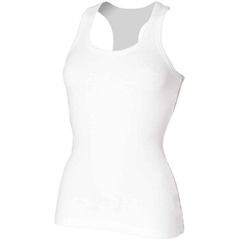 Vêtements Femme Sweatshirt med rund hals Skinni Fit SK150 Blanc