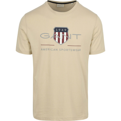 Vêtements Homme Rrd - Roberto Ri Gant T-shirt Logo Ecru Beige