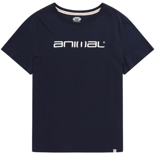 Vêtements Femme T-shirts manches longues Animal MW2448 Bleu