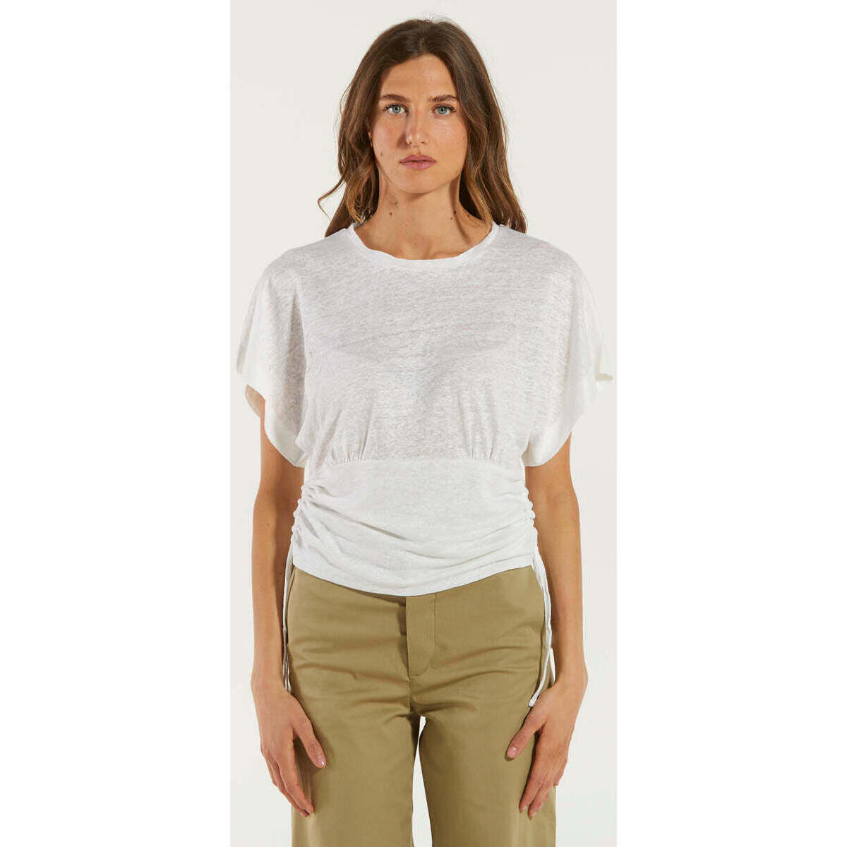 Vêtements Femme T-shirts manches courtes Department Five  Blanc