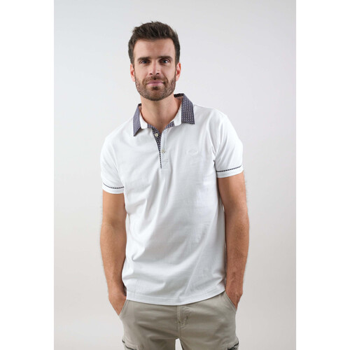 Vêtements Homme Long Sleeve Cricket Polo Shirt Mens Deeluxe Polo PAMPITO Blanc