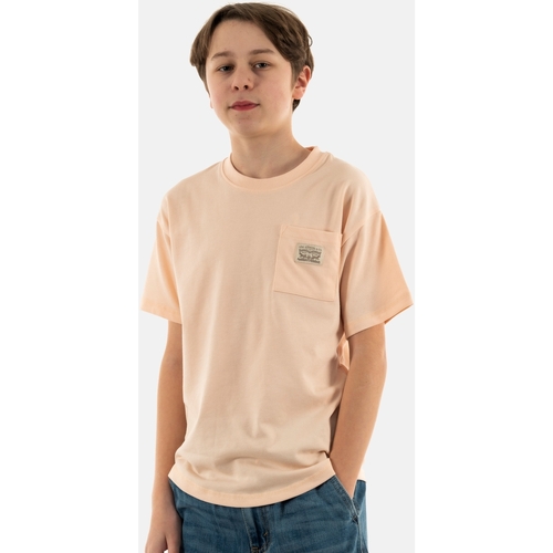Vêtements Garçon T-shirts manches courtes Levi's 9ek857 Rose