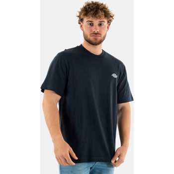 Vêtements Homme College T-shirt Printed Long Sleeved Dickies 0a4yai Bleu