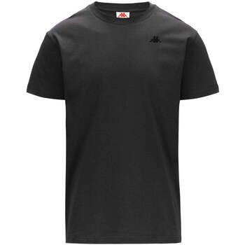 Vêtements Homme T-shirts manches courtes Kappa T-shirt Banda Gasper Authentic Noir