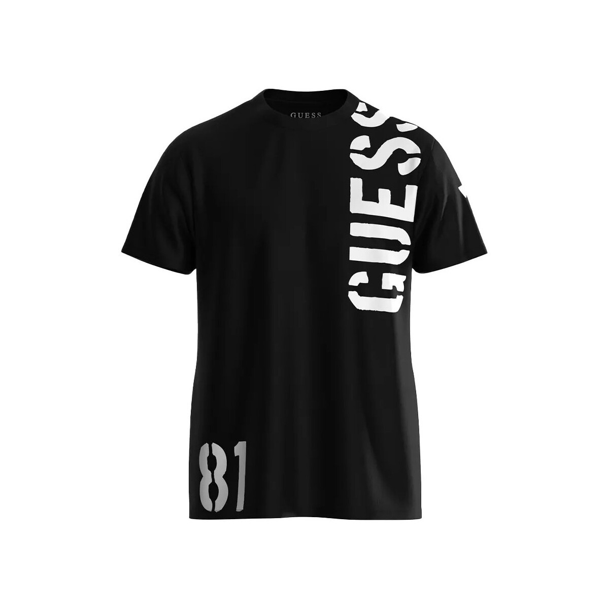 Vêtements Homme T-shirts manches courtes Guess G81 Noir