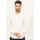 Vêtements Homme Chemises manches longues EAX Chemise homme AX coupe classique en pur lin Blanc