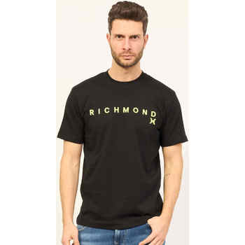 t-shirt richmond x  t-shirt à col rond  avec logo contrasté 