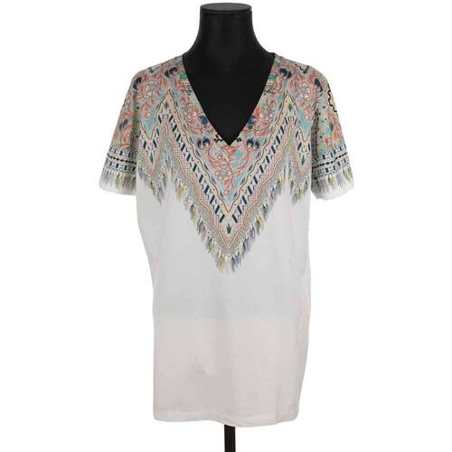 Vêtements Femme en passant par Vivienne Westwood ou encore Love Moschino, il y a du choix pour Etro T-shirt en coton Blanc