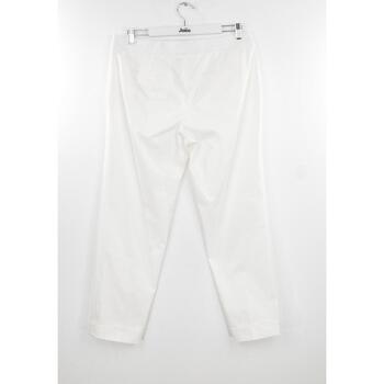 Etro Pantalon slim en coton Blanc