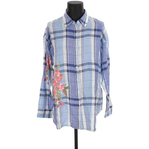 Vêtements Femme Débardeurs / T-shirts sans manche Ralph Lauren Chemise en coton Bleu