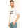 Vêtements Homme T-shirts & Polos BOSS T-shirt  à col rond en coton avec graphismes saisonniers Blanc