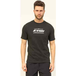 Vêtements Homme T-shirts & Polos K-Way T-shirt col rond  Odom avec logo Noir
