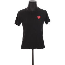 Vêtements Femme Débardeurs / T-shirts sans manche Comme Des Garcons T-shirt en coton Noir