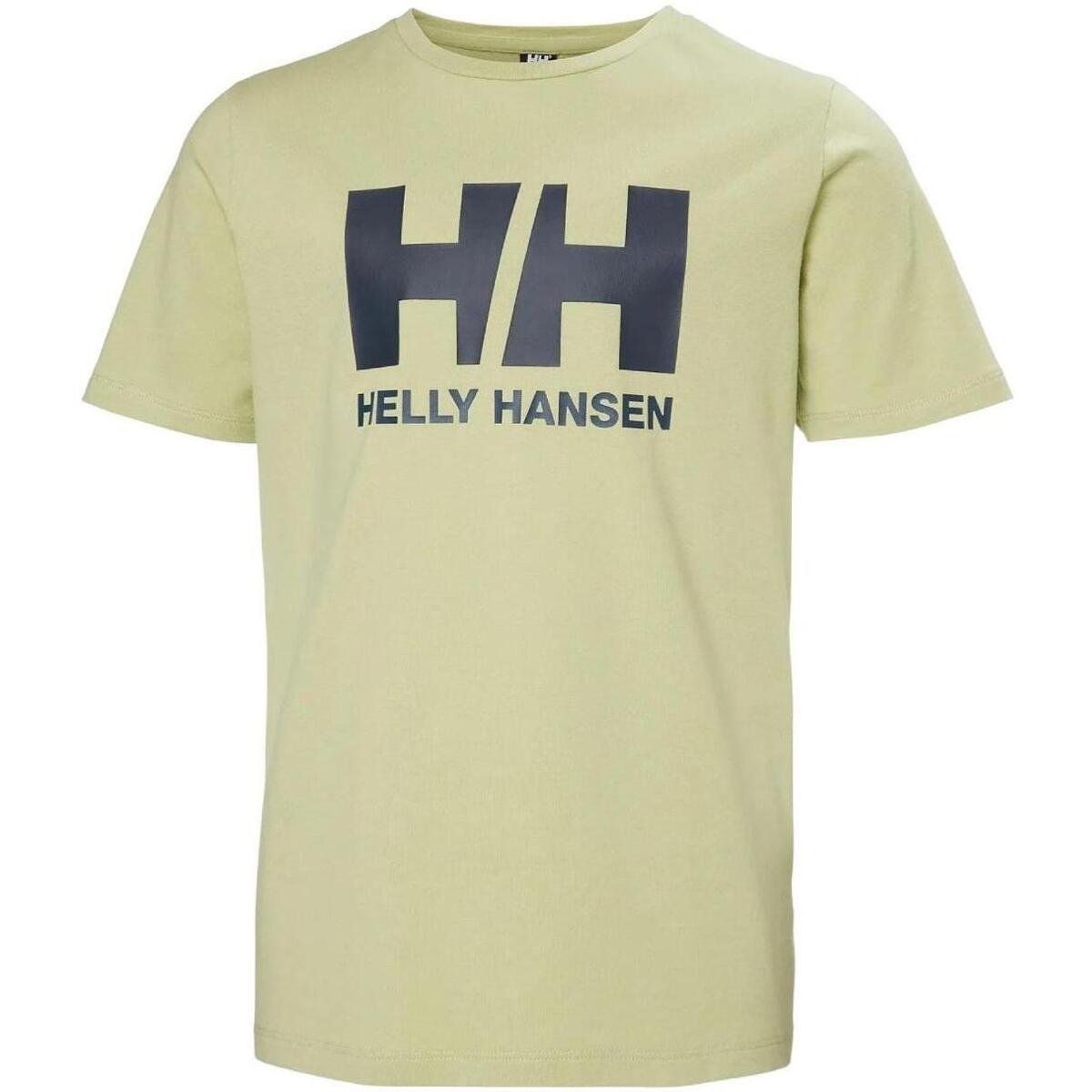 Vêtements Garçon T-shirts manches courtes Helly Hansen  Vert