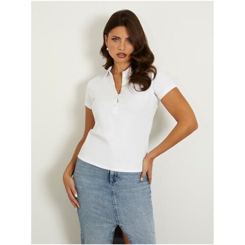 Vêtements Femme T-shirts & Polos Guess W4GP62 KBZV1 Blanc