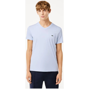 Vêtements Homme Nike logo-embroidered cotton T-shirt Lacoste TEE SHIRT Bleu
