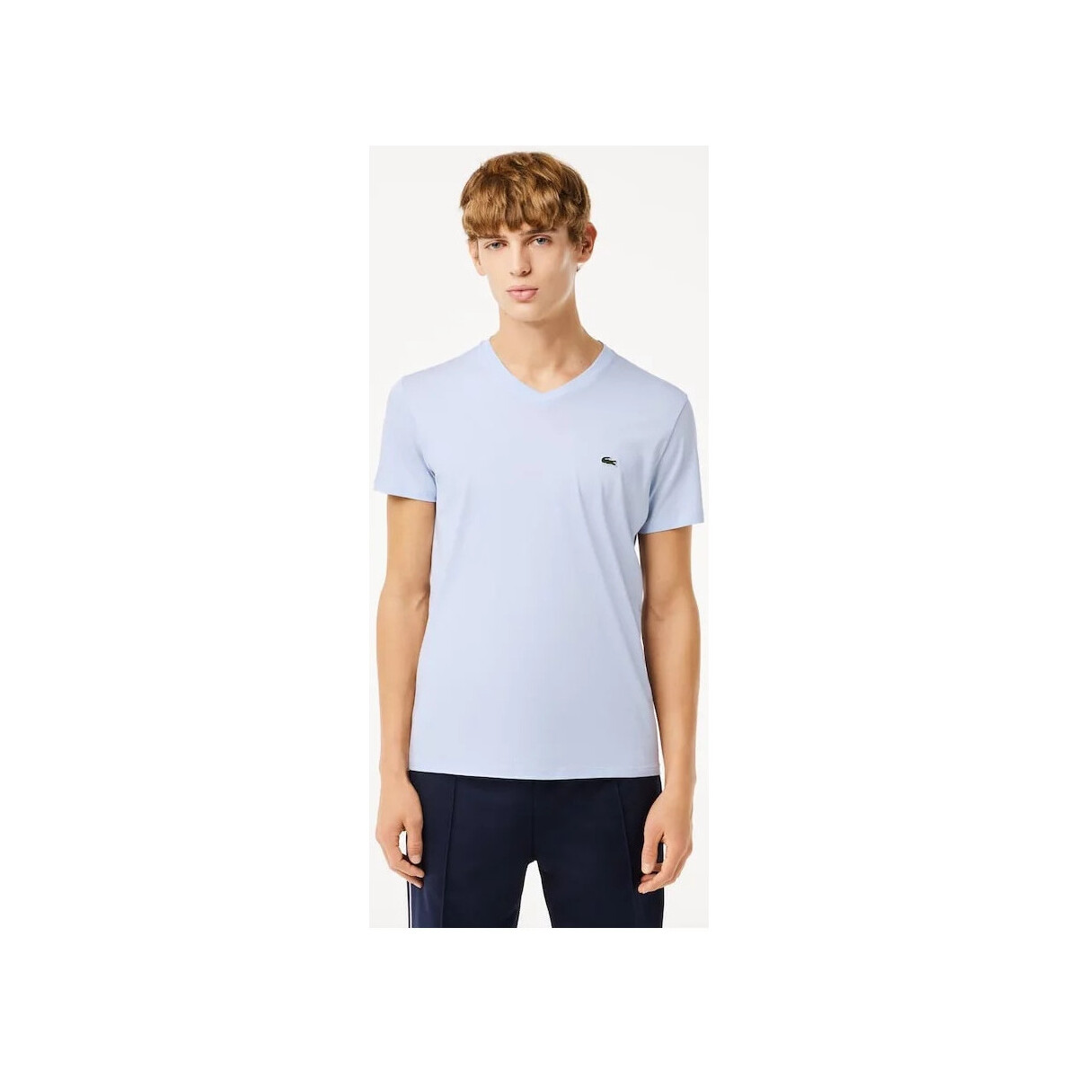 Vêtements Homme T-shirts manches courtes Lacoste TEE SHIRT Bleu