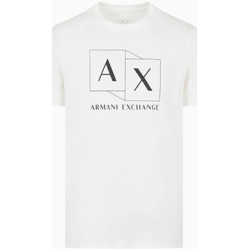 Vêtements Homme T-shirts & Polos EAX 3DZTADZJ9AZ Blanc