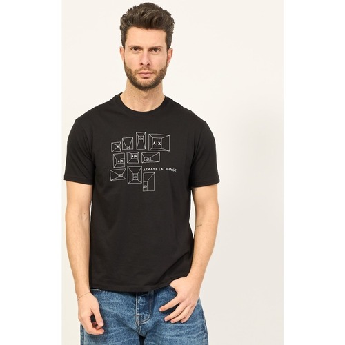 Vêtements Homme T-shirts & Polos EAX 3DZTAFZJA5Z Noir