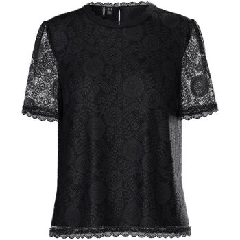 Vêtements Femme Pulls Pieces 17148711 OLLINE-BLACK Noir