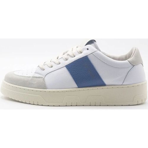 Chaussures Homme Baskets mode Saint Sneakers SAIL-WHITE ELE.BLUE Blanc